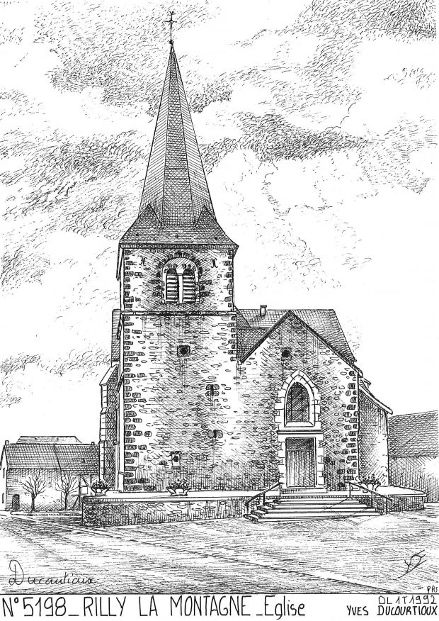 N 51098 - RILLY LA MONTAGNE - église